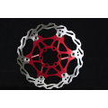 NOUVEAU ROTEUR DE FREIN DE DISQUE FLOTTANT ROUGE 160 / 180mm POUR ROTEURS DE FREIN SRAM / SHIMANO / AVID